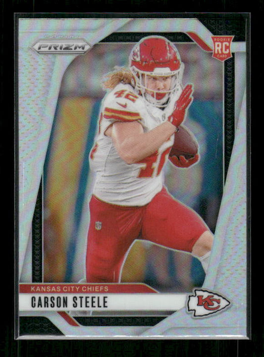 Carson Steele - 2024 Panini Prizm - Silver Prizm - Rookie
