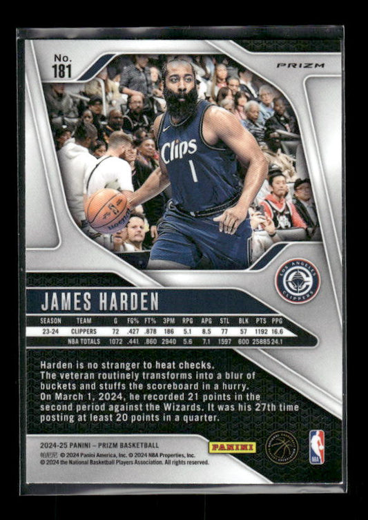 James Harden - 2024-25 Panini Prizm - Silver