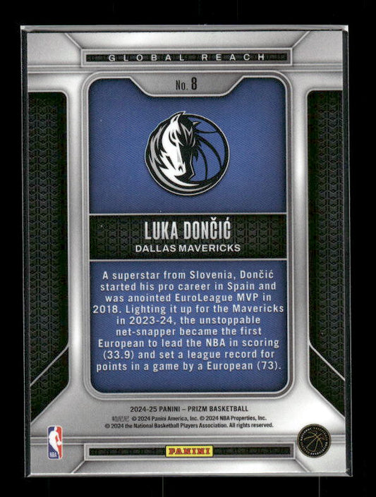 Luka Doncic - 2024-25 Panini Prizm - Global Reach