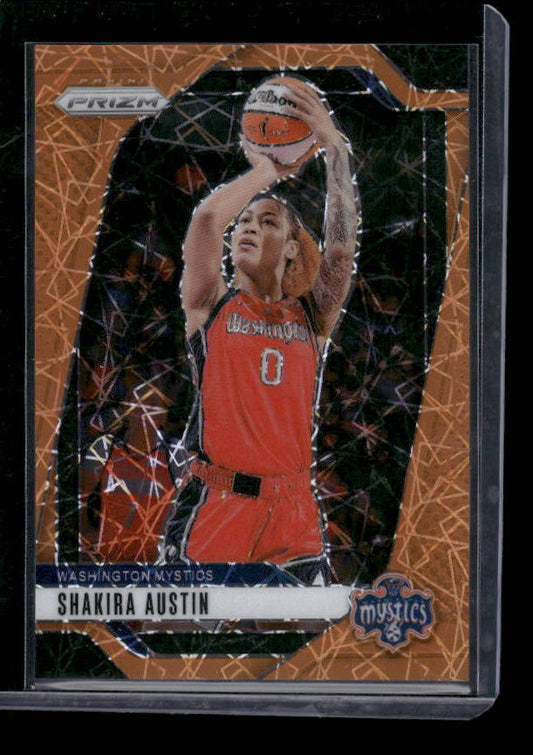 Shakira Austin - 2024 Panini Prizm WNBA - Orange Velocity