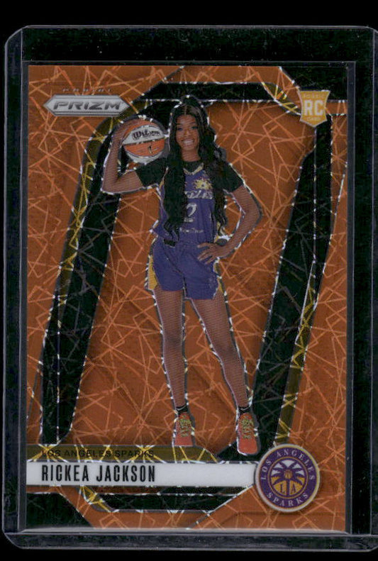 Rickea Jackson - 2024 Panini Prizm WNBA - Orange Velocity - Rookie Variation