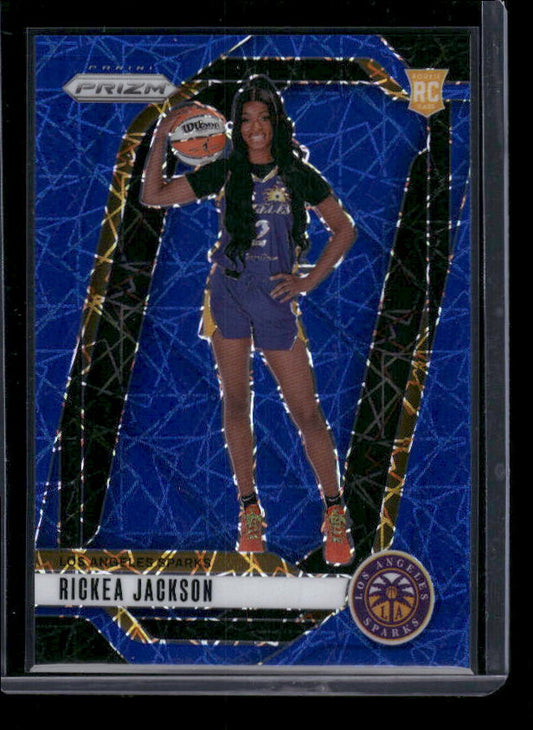 Rickea Jackson - 2024 Panini Prizm WNBA - Blue Velocity - Rookie Variation