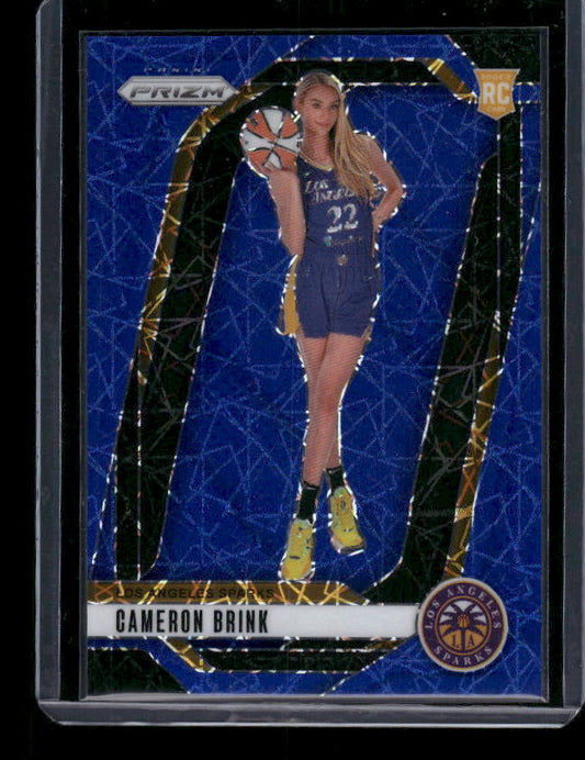 Cameron Brink - 2024 Panini Prizm WNBA - Blue Velocity - Rookie Variation