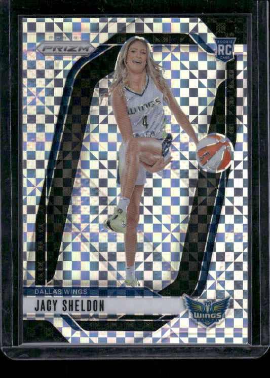 Jacy Sheldon - 2024 Panini Prizm WNBA - Checkerboard SSP - Rookie Variation