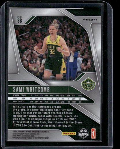 Sami Whitcomb - 2024 Panini Prizm WNBA - Orange Velocity