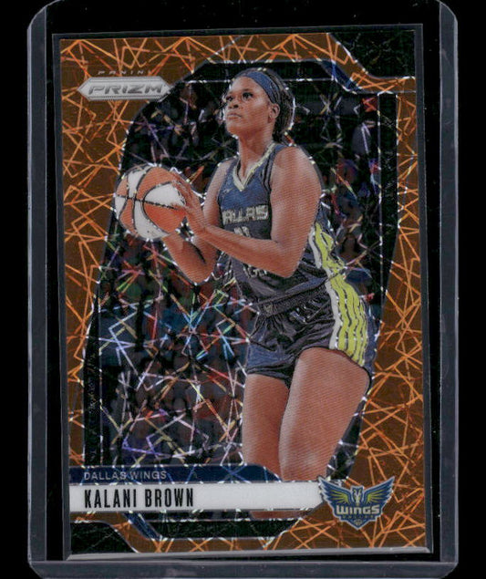 Kalani Brown - 2024 Panini Prizm WNBA - Orange Velocity