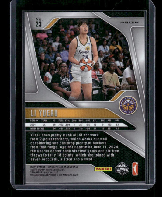 Li Yueru - 2024 Panini Prizm WNBA - Silver Prizm