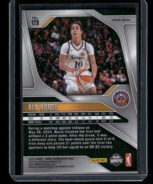 Kia Nurse - 2024 Panini Prizm WNBA - Silver Prizm