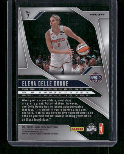 Elena Delle Donne - 2024 Panini Prizm WNBA - Silver Prizm