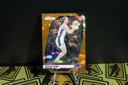Caitlin Clark - 2024 Panini Prizm WNBA - Orange Ice - Rookie
