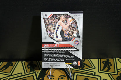 Caitlin Clark - 2024 Panini Prizm WNBA - Orange Ice - Rookie