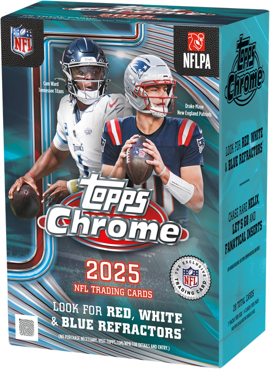 2025 Topps Chrome Football Value Box
