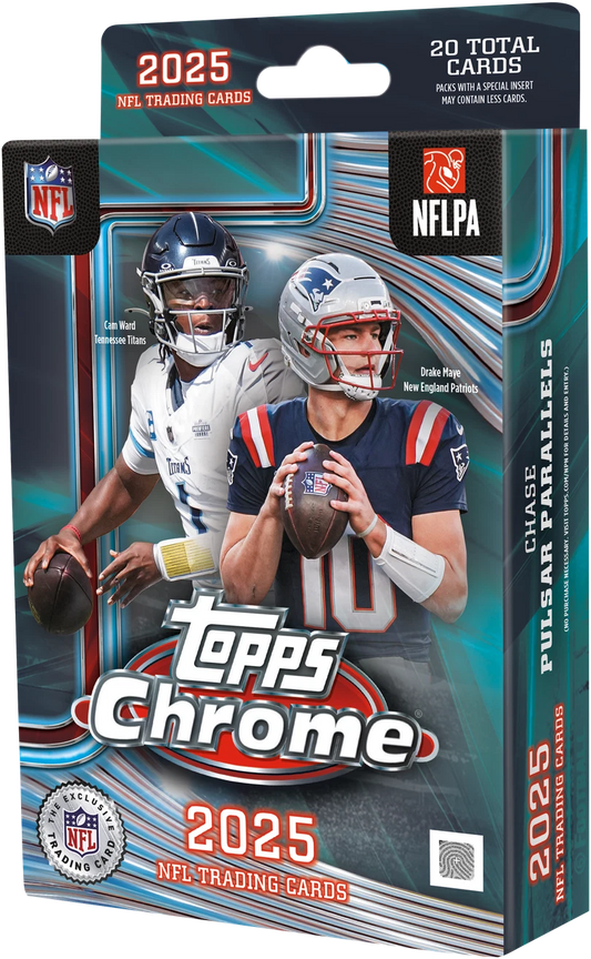 2025 Topps Chrome Football Hanger Box