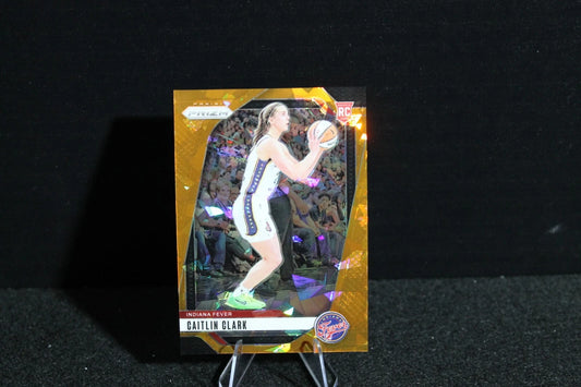 Caitlin Clark - 2024 Panini Prizm WNBA - Orange Ice - Rookie