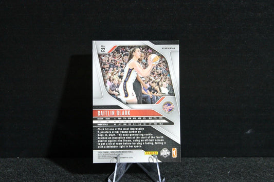 Caitlin Clark - 2024 Panini Prizm WNBA - Orange Ice - Rookie